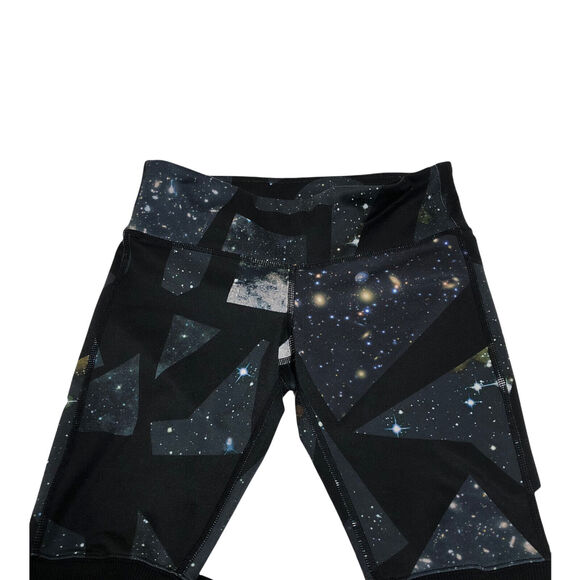 Alo Yoga Goddess Leggings in Vapor Space Black Ribbed Leggings Womens XS - Picture 4 of 9